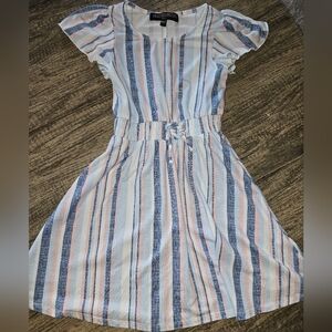 Three Pink Hearts: size small Girl's dress